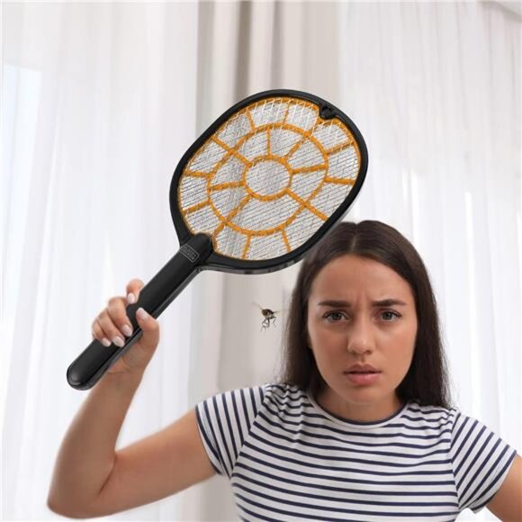 Bug Zapper Racket – Electric Fly Swatter for Gnats, Mosquitoes, & More – - Picture 6 of 7
